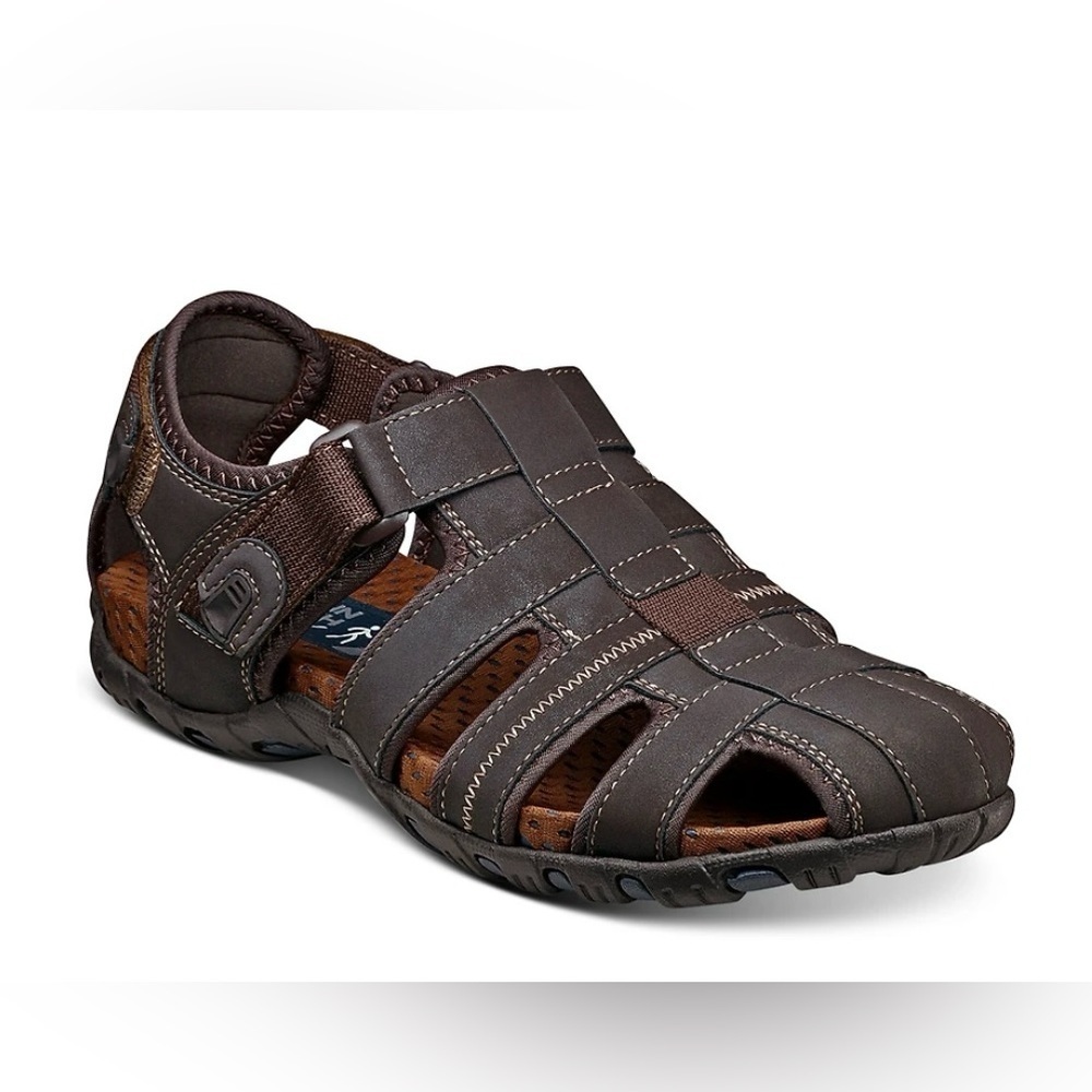 Nunn Bush Dark Brown Pandals Size 11